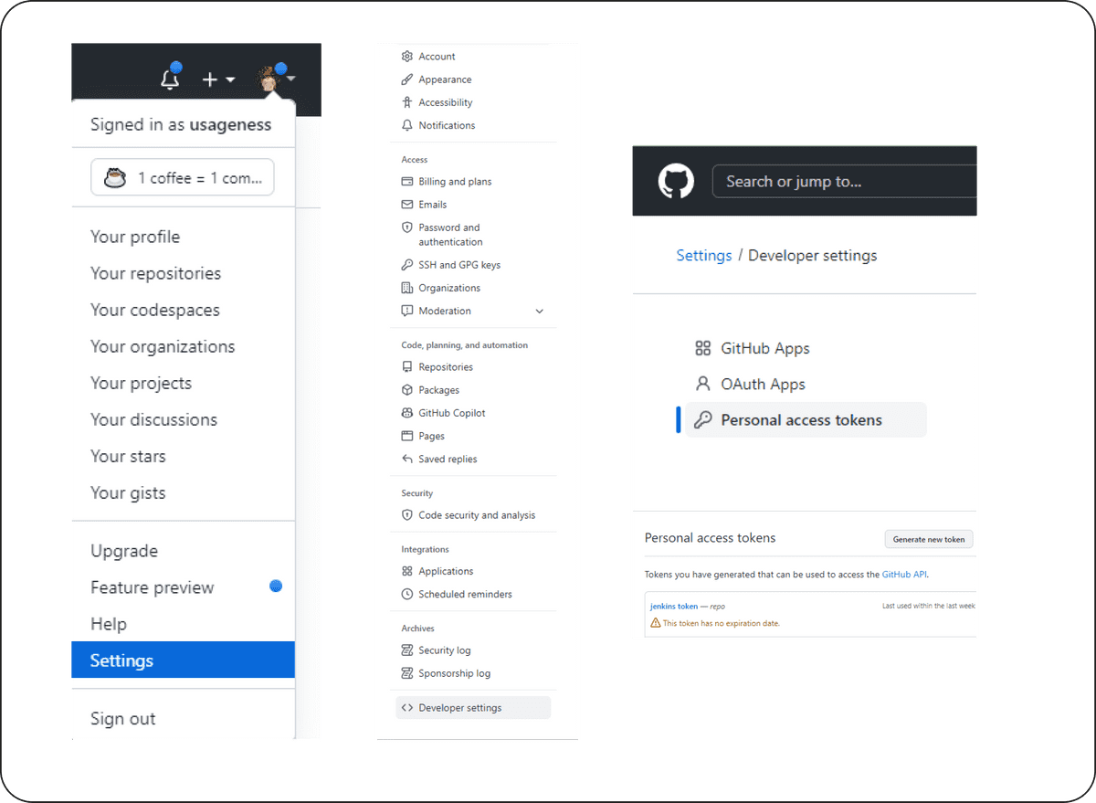 Generate token